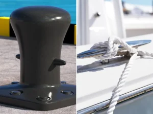 Difference between Bollards and Boat Cleats