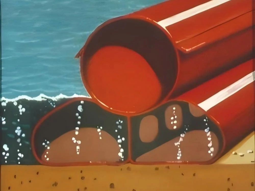 3-10 Beach type oil enclosure structure