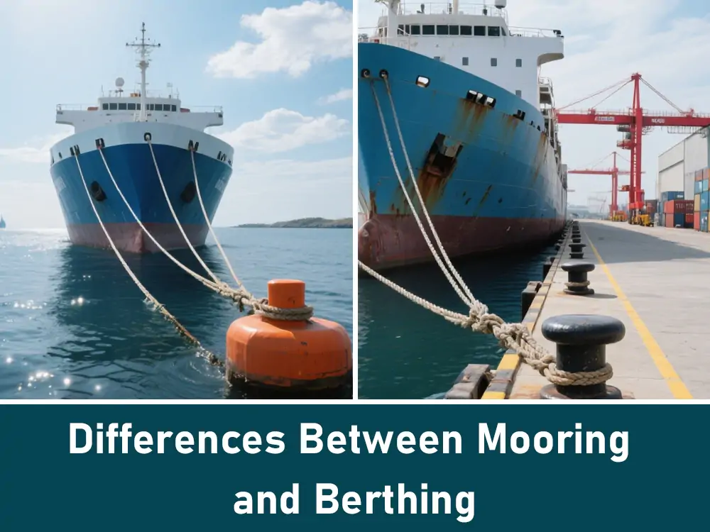 Differences Between Mooring and Berthing