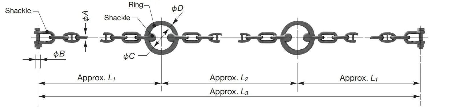 Single Point Mooring Chafe Chain